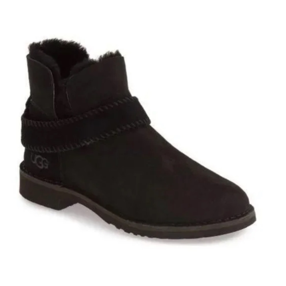 UGG McKay Black Suede Booties - Picture 3 of 10